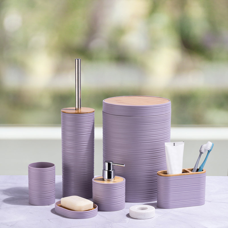 Ivy Bronx Aileana 6 Piece Bathroom Accessory Set & Reviews | Wayfair